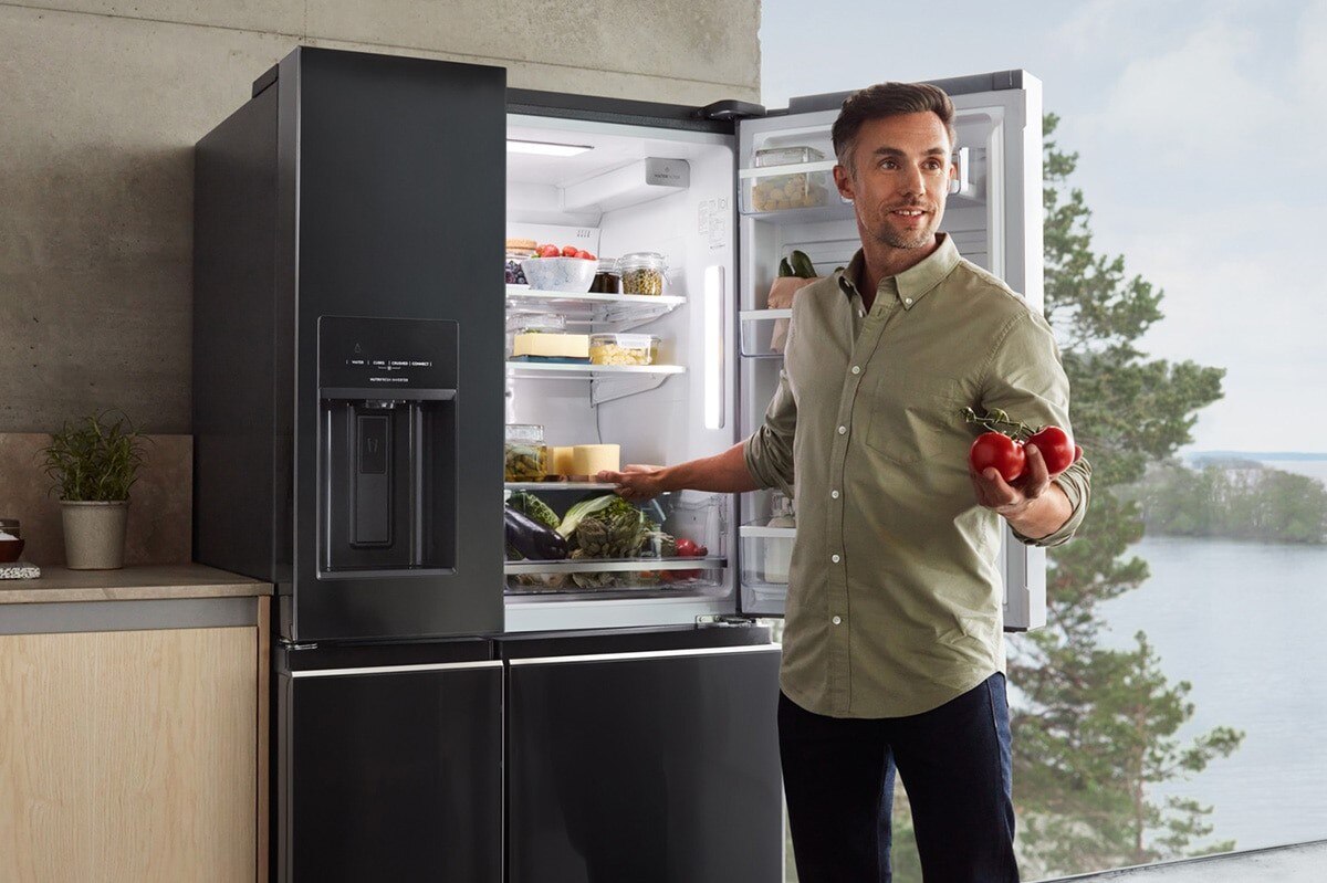 Electrolux French door refrigerator give you more space for food storage