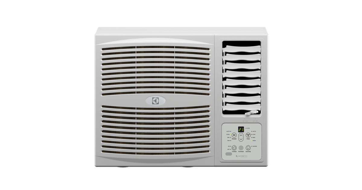 9000 BTU UltimateHome 300 R32 Inverter window mounted air conditioner ...