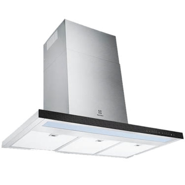 90cm Black Box Chimney Hood